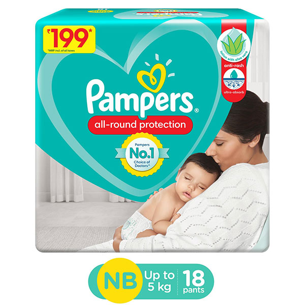 PAMPERS NEW BORN 18S