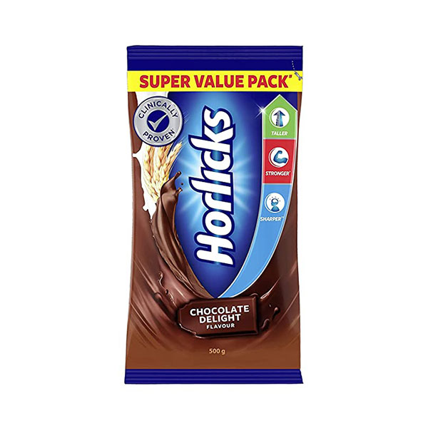 HORLICKS CHOCO  BIB 500GM