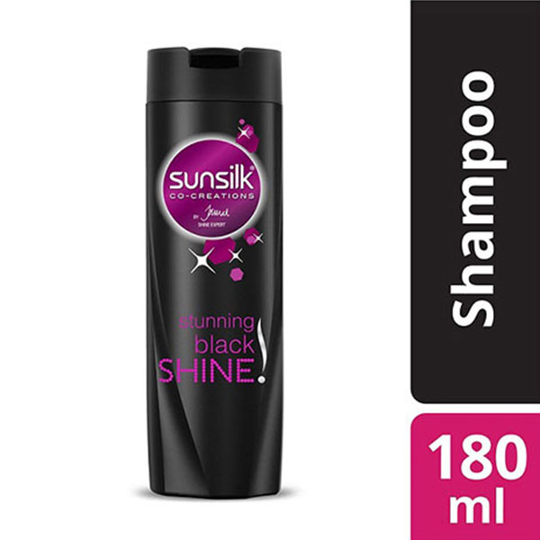 SUNSLIK STUNNUNG BLACK  SHINE SAMPOO 180ML
