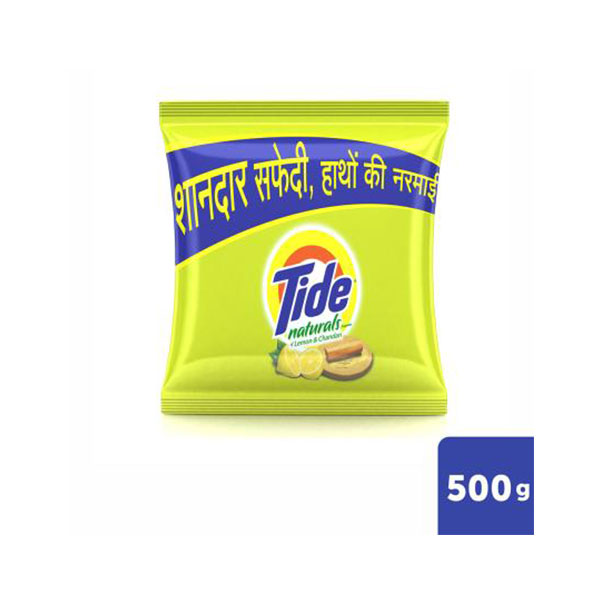 TIDE NATURAL DETERGENT POWDER 500GM